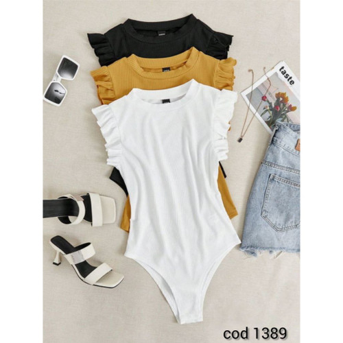 بادی فشن آستین حلقه ای چیندار فانریپ پنبه کبریتی فری ۳۸ تا ۴۲ تن شیک