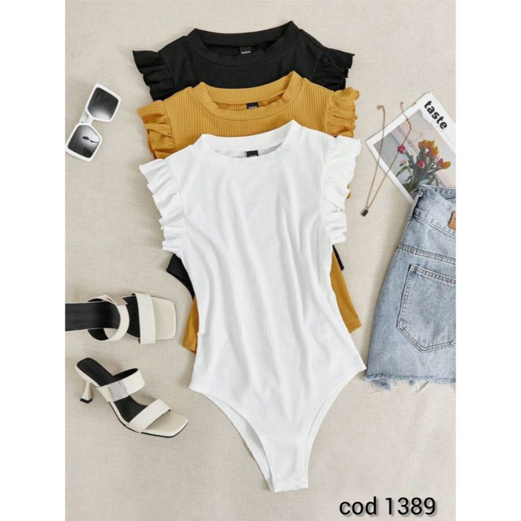 بادی فشن آستین حلقه ای چیندار فانریپ پنبه کبریتی فری ۳۸ تا ۴۲ تن شیک