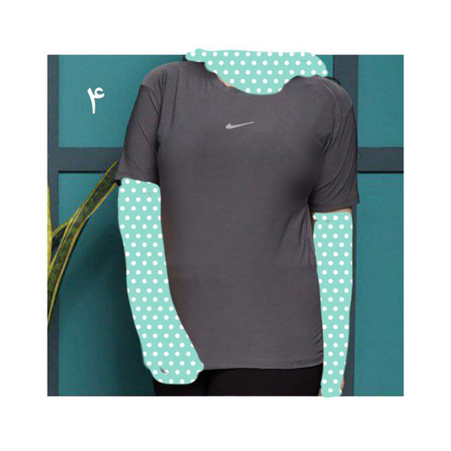 تاپ تیشرت تک ورزشی زنانه و دخترانه فلامنت عالی بیگ سایز بزرگ فری ۴۴ تا ۵۰ تن شیک