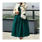 ست سه تیکه کت دامن تاپ فری سایز ۳۶ تا ۴۴ تن شیک