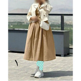 ست سه تیکه کت دامن تاپ فری سایز ۳۶ تا ۴۴ تن شیک