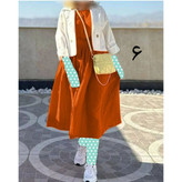 ست سه تیکه کت دامن تاپ فری سایز ۳۶ تا ۴۴ تن شیک