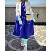 ست سه تیکه کت دامن تاپ فری سایز ۳۶ تا ۴۴ تن شیک