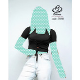 تاپ کراپ نیمتنه پشت گردنی جلو بند دار کبریتی پنبه عالی فری سایز 36 تا 42 تن شیک