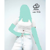 تاپ کراپ نیمتنه پشت گردنی جلو بند دار کبریتی پنبه عالی فری سایز 36 تا 42 تن شیک