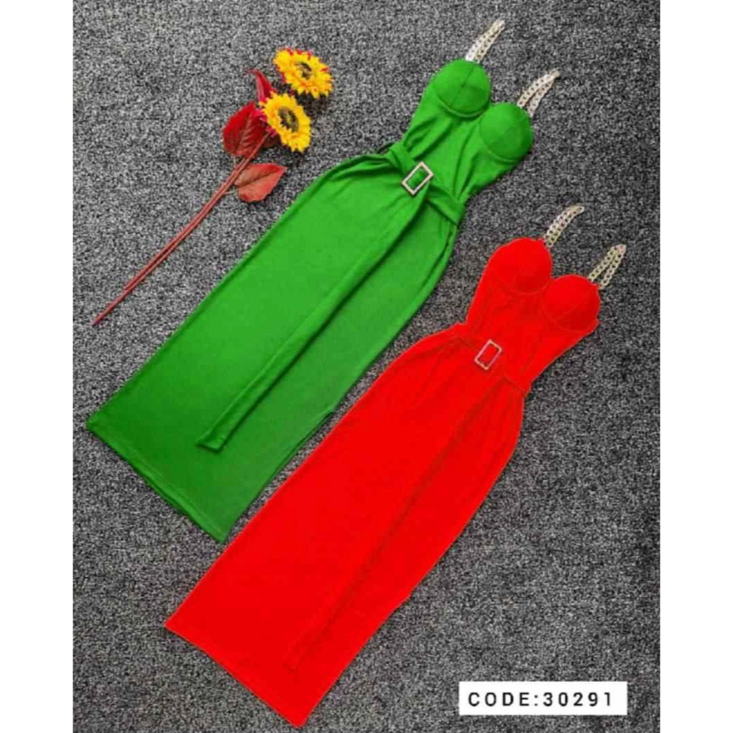 پیراهن ماکسی کبریتی چاکدار کاپدار نواردوزی کمربند دار قد ۱۳۰ فری سایز ۳۶ تا ۴۴ تن شیک