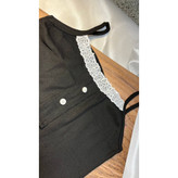 ست تاپ کراپ نیمتنه شورتک فشن فانریپ پنبه کبریتی فری سایز 38 تا 42 تن شیک