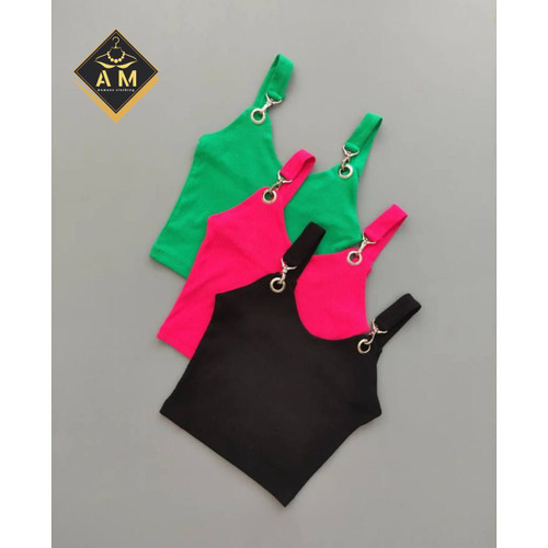 تاپ کراپ نیمتنه ۳ مدل سگک دار، زیپدار ، آستین فرشته ، فانریپ پنبه کبریتی کیفیت بالا فری سایز 36 تا 42 تن شیک