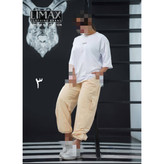 ست تیشرت شلوار کارگو زنانه و مردانه فری سایز ۳۸ تا ۴۶ تن شیک