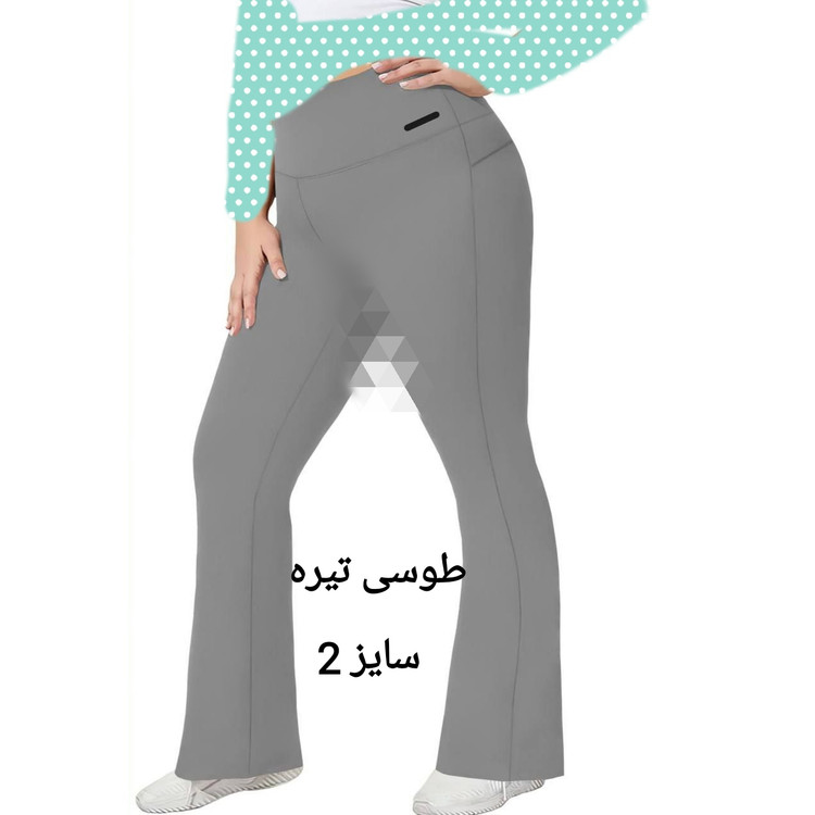 شلوار بوتکات دمپا گشاد ورزشی اسپرت غواصی عالی ۲ سایزبندی، سایز 1 و 2 بیگ سایز بزرگ تن شیک