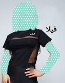 کراپ نیمتنه ورزشی اسپرت پنبه تیپ لاکرا عالی فری سایز 38 تا 42 تن شیک