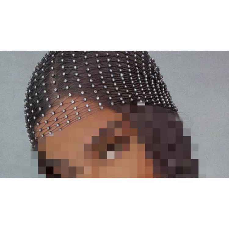 کلاه توری نگیندار اسکارف توری نگین کاری باندا مش نگینی دورگ توری نگینی تن شیک