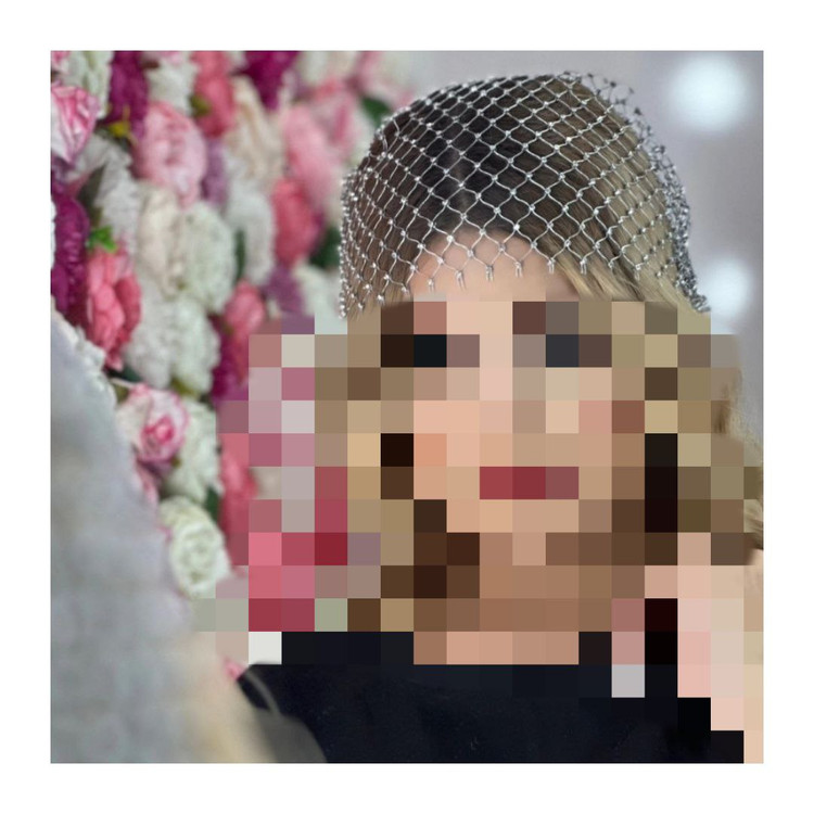 کلاه توری نگیندار اسکارف توری نگین کاری باندا مش نگینی دورگ توری نگینی تن شیک