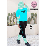 ست تیشرت شلوارک آرمینا پنبه تیپ لاکرا عالی فری سایز ۳۶ تا ۴۲ تن شیک