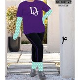 ست تیشرت شلوارک دیور زنانه و دخترانه پنبه تیپ لاکرا عالی بیگ سایز بزرگ فری ۴۴ تا ۵۰ تن شیک