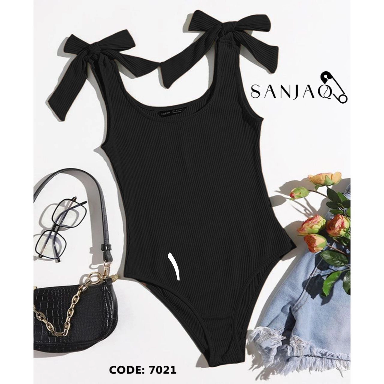 بادی بند پاپیونی فانریپ پنبه فری سایز ۳۶ تا ۴۲ تن شیک