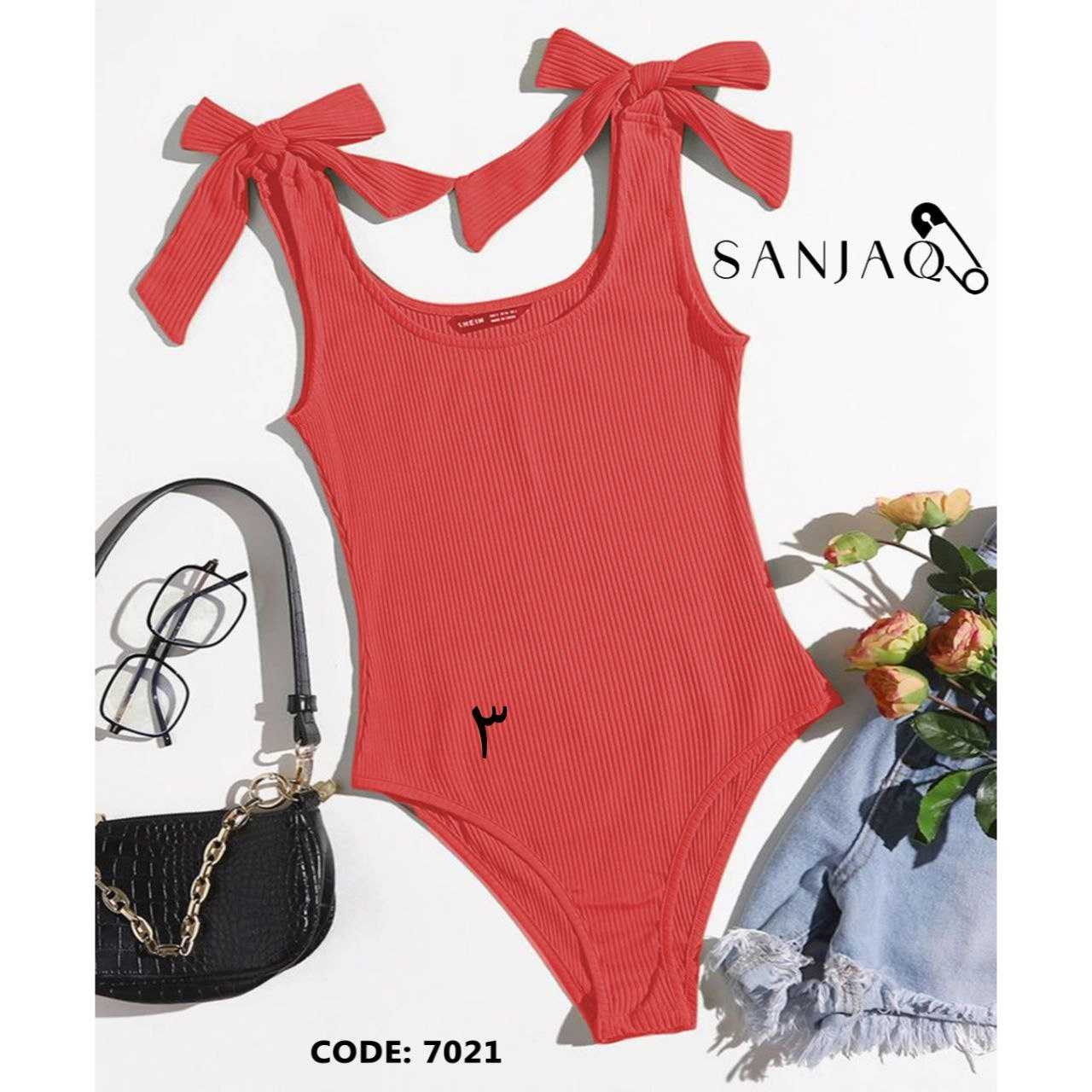 بادی بند پاپیونی فانریپ پنبه فری سایز ۳۶ تا ۴۲ تن شیک