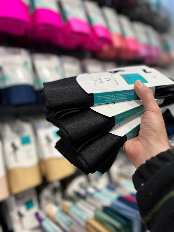 شلوار لگ براق پارچه ترک کمر گنی کش ۱۰ سانتی عالی فری سایز بیگ سایز بزرگ ۵۲ تا ۵۴ تن شیک