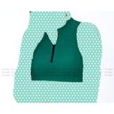 نیمتنه تاپ کراپ فانریپ پنبه جلو زیپی فری سایز ۴۰ تا ۴۶ قد ۳۵