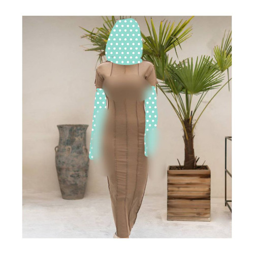 1571 پیراهن ماکسی بلند رگه دوزی بدون آستین فانریپ کشی عالی بهاری فری 36 تا 44 تن شیک