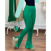 شلوار لگ کمرگنی بغل چاکدار کبریتی پارچه ترک در ۳ سایزبندی تن شیک