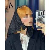 مینی اسکارف طرحدار قواره ۷۰×۷۰ تن شیک