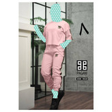 ست تیشرت شلوار آدیداس گلدوزی شده فری سایز ۳۸ تا ۴۴ تن شیک