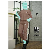 ست تیشرت شلوار آدیداس گلدوزی شده فری سایز ۳۸ تا ۴۴ تن شیک