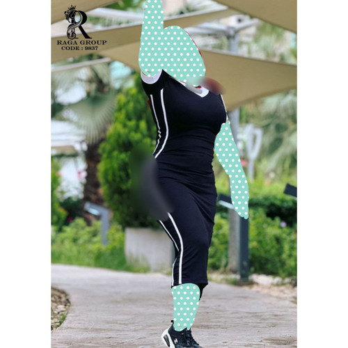 تونیک ماکسی آستین کوتاه آدیداس آیس موکا فری سایز 38 تا 44 تن شیک