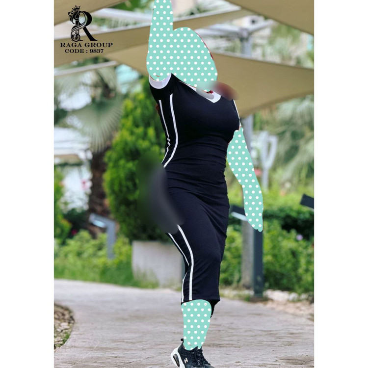 تونیک ماکسی آستین کوتاه آدیداس آیس موکا فری سایز 38 تا 44 تن شیک