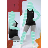 ست سه تیکه نیمتنه کراپ کاور شلوارک غواصی عالی فری سایز 36 تا 44 تن شیک