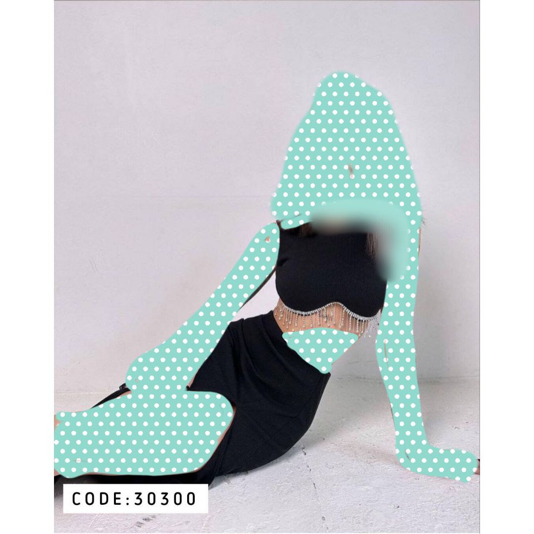 ست کراپ نیمتنه دامن ریسه الماسی فانریپ بهاره فری سایز ۳۶ تا ۴۲ تن شیک