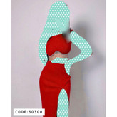 ست کراپ نیمتنه دامن ریسه الماسی فانریپ بهاره فری سایز ۳۶ تا ۴۲ تن شیک