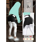 شلوار لگ ورزشی طرحدار تنخوری بسیار زیبا فلامنت فول لاکرا کمر ۱۰ سانتی در ۲ سایز بندی تن شیک