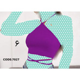 تاپ کراپ نیمتنه بندی پشت گردنی فانریپ پنبه عالی فری سایز ۳۶ تا ۴۲ تن شیک