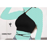 تاپ کراپ نیمتنه بندی پشت گردنی فانریپ پنبه عالی فری سایز ۳۶ تا ۴۲ تن شیک