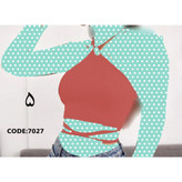 تاپ کراپ نیمتنه بندی پشت گردنی فانریپ پنبه عالی فری سایز ۳۶ تا ۴۲ تن شیک