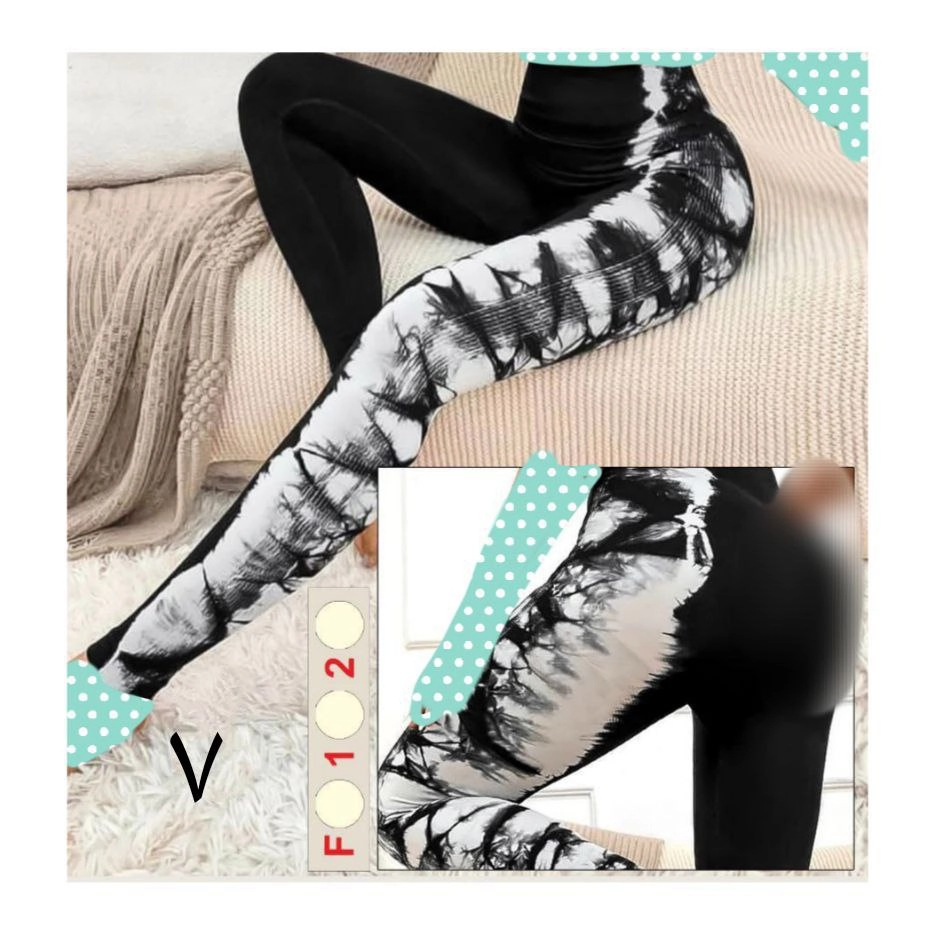 شلوار لگ ورزشی طرحدار تنخوری بسیار زیبا فلامنت فول لاکرا کمر ۱۰ سانتی بیگ سایز بزرگ فری سایز ۴۶ تا ۵۰ تن شیک