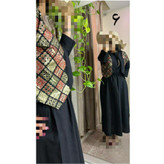 ست ساحلی ماکسی و کت لنین سوزن دوزی فری سایز ۳۸ تا ۴۴ تن شیک