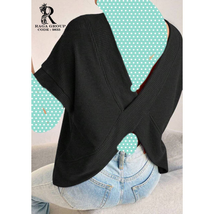 تیشرت تونیک بلوز شومیز پشت هفتی مراکشی بیسکوییتی فری سایز ۳۸ تا ۴۴ تن شیک