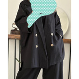 ست مانتو کت شلوار لنین نچرال فری سایز ۳۸ تا ۴۴ تن شیک