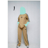 ست تیشرت شلوار آدیداس گلکسی پنبه فری سایز ۳۸ تا ۴۴ تن شیک