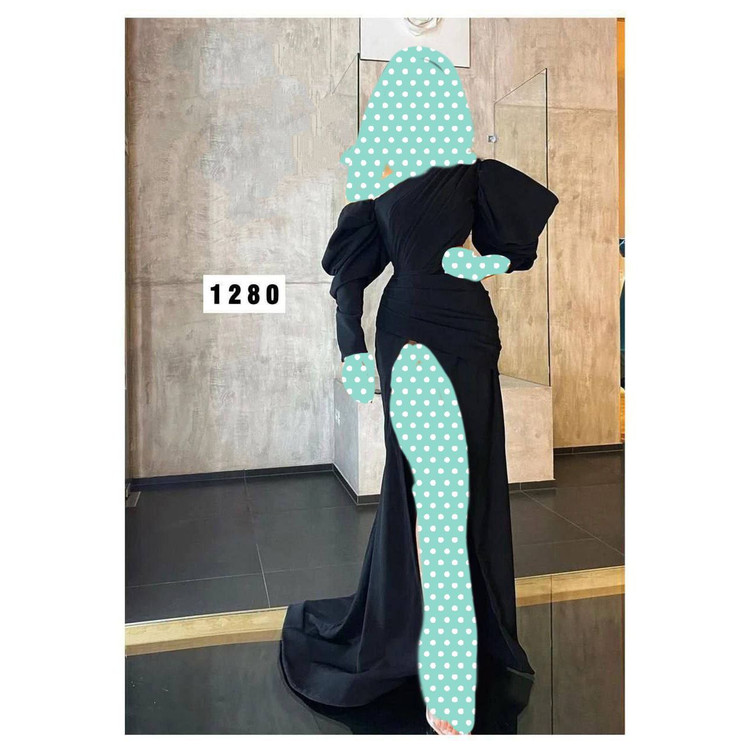 پیراهن ماکسی مجلسی چاکدار کرپ غواصی چاک بسته تر از تصویر فری سایز ۳۸ تا ۴۲ تن شیک