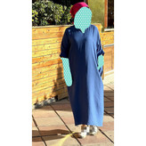 کد 220070 مانتو پیراهن بلند ساحلی کفتان یقه کوبایی قد ۱۳۰ جنس مافیس خنک مناسب فصل دور سینه ۱۳۴ تن شیک