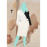 پیراهن مجلسی کرپ غواصی بیگ سایز بزرگ فری سایز ۴۴ تا ۵۰ تن شیک