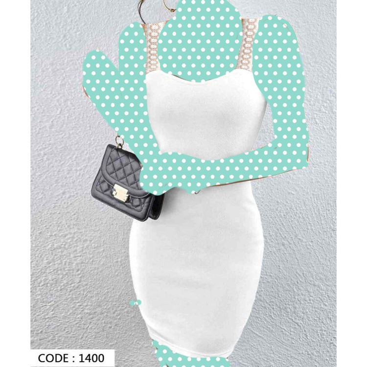 تونیک پیراهن سرشانه گیپور فانریپ کبریتی نواردوزی فری سایز 36 تا 44 تن شیک