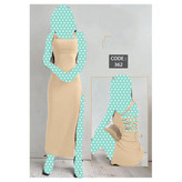 تونیک پیراهن پشت بندی چاکدار فانریپ فری سایز 36 تا 42 تن شیک