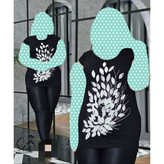 تاپ تک مشکی چاپی و نگین کاری ویسکوز بیگ سایز بزرگ قد ۶۷ فری سایز ۴۰ تا ۵۲ تن شیک