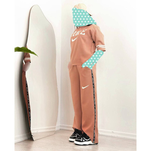 ست تیشرت شلوار مازراتی نایک و پاریس فری سایز ۳۶ تا ۴۴ تن شیک