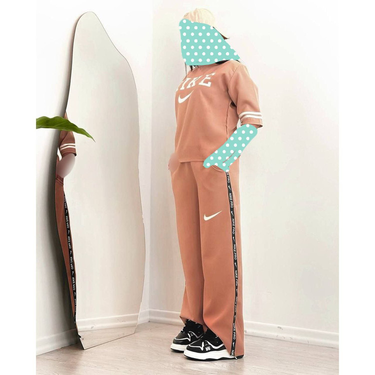 ست تیشرت شلوار مازراتی نایک و پاریس فری سایز ۳۶ تا ۴۴ تن شیک